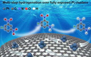 亞納米尺度全暴露Pt團簇高效催化多步加氫取得新進(jìn)展
